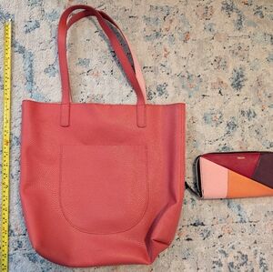 Elegant Coral Tote Bag